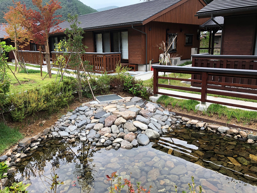 奈良県十津川村の集落再編プロジェクトの一環で建設された村営住宅「高森のいえ」