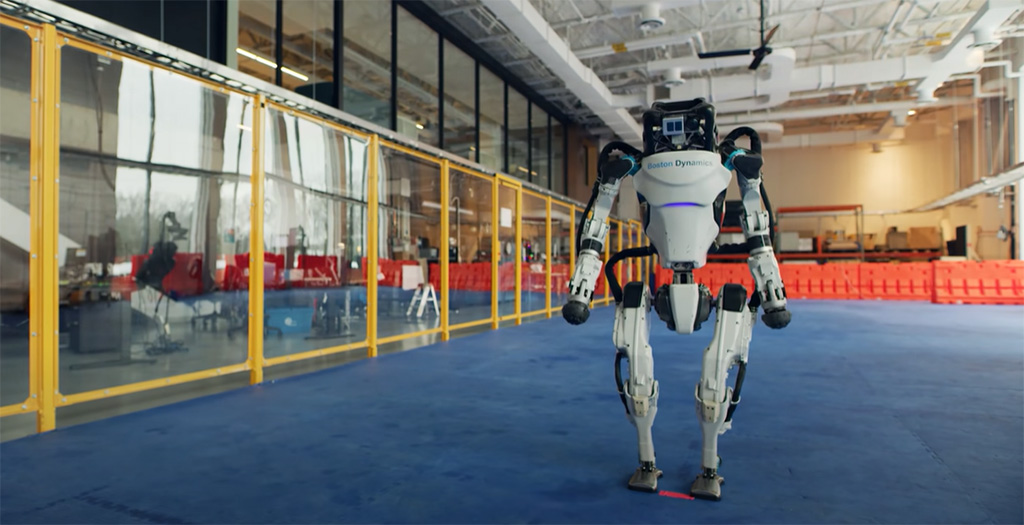 Boston Dynamics社が開発した音に合わせてダンスをおどるロボット